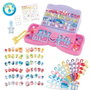 Epoch - Studio de manucure Aquabeads avec plus de 60 designs - Jeu créatif pour enfants - Version espagnole/portugaise - 26x24x6 cm