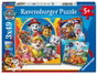 Ravensburger Lot de 3 puzzles Pat'Patrouille 49 pièces