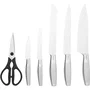 Ninja Foodi StaySharp K32006EUUK Bloc-couteaux avec affûteur, 6 pièces, Noir