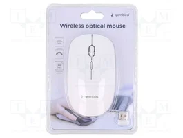 GEMBIRD Souris sans fil optique blanche avec bouton DPI