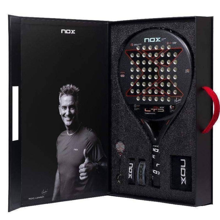 Raquette de Padel Nox PACK ML 10 LP CUP LTD23 Fibre de Carbone