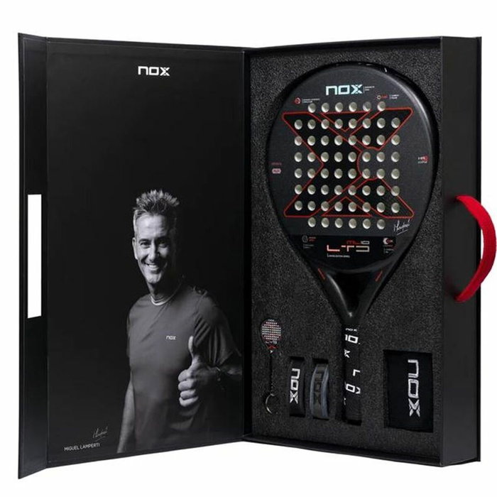 Raquette de Padel Nox PACK ML 10 LP CUP LTD23 Fibre de Carbone