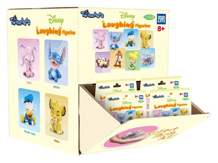 Takara Tomy Disney Blind Pack assortiment figurines Twinchees Laughing (24 unités) Takara Tomy Disney Blind Pack assortiment figurines Twinchees Laughing (24 unités)