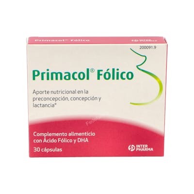 INTERPHARMA PRIMACOL FOLICO 30 capsules INTERPHARMA PRIMACOL FOLICO 30 capsules