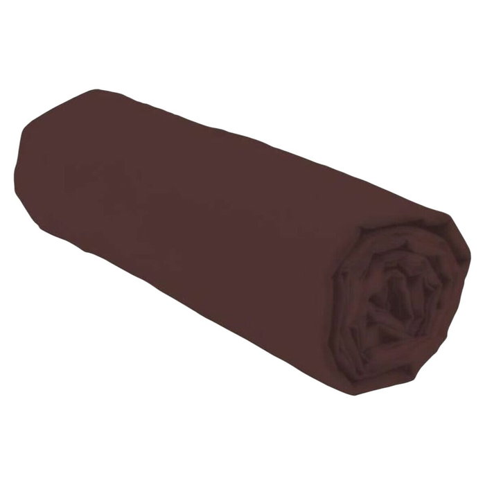 Lovely Home Drap-housse 160x200+25 cm Marron