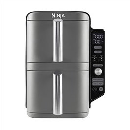 Ninja SL400EU - Friteuse à air 6 en 1 verticale avec double panier empilable - Capacité max 9.5L - Fonctions Air Fry, Max Crisp, rôtir, cuire, déshydrater et réchauffer