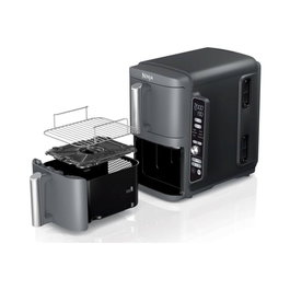 Ninja SL400EU - Friteuse à air Airfryer XL Double Stack grise
