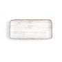 Fuente Rectangular Porcelana Tornado White Ariane 36x16,5 cm