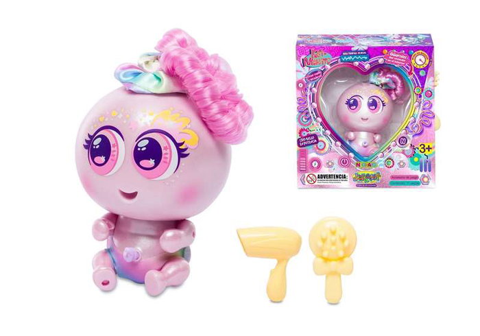 Bandai Ksimerito Manchicuepa Biuty Taim, Poupée avec accessoires de beauté Bandai Ksimerito Manchicuepa Biuty Taim, Poupée avec accessoires de beauté