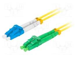 LANBERG Patch cord en fibre optique LC/APC, LC/UPC 1m