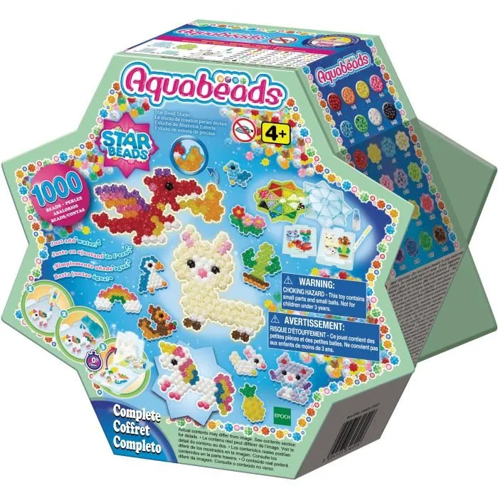 Aquabeads Studio de Création - Coffret avec Perles Étoiles pour Enfant à Partir de 6 Ans - 31601 Aquabeads Studio de Création - Coffret avec Perles Étoiles pour Enfant à Partir de 6 Ans - 31601