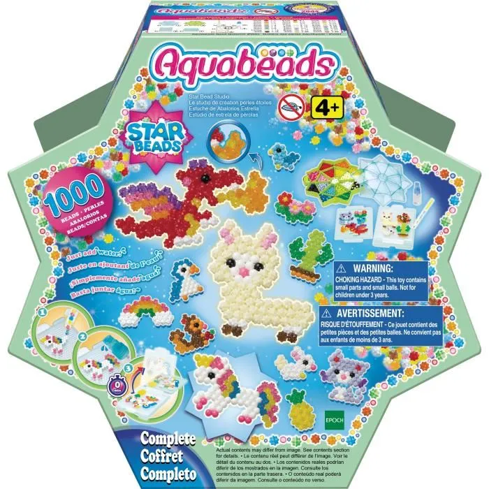Aquabeads Studio de Création - Coffret avec Perles Étoiles pour Enfant à Partir de 6 Ans - 31601 Aquabeads Studio de Création - Coffret avec Perles Étoiles pour Enfant à Partir de 6 Ans - 31601