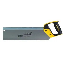 Stanley Scie à dos FATMAX 2-17-202, 350 mm, avec dentures JetCut 11 dents/pouce et universelle 13 dents/pouce, traitement Hard Point 2x - Idéal pour travaux de finition