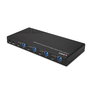 Lindy Switch KVM HDMI 4K60 avec USB 3.0, Audio et 4 ports pour contrôle de 4 PC depuis un seul poste