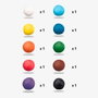 Milan Lot de 10 pâtes à modeler colorées 150 g