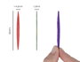 Innspiro Maxi Pack Bâtonnets plats en bois 65mm mix 6 couleurs, 2500 unités