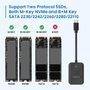 Ewent EW7066 Docking Station SSD M.2 USB-C Noir