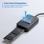 Ewent EW7066 Docking Station SSD M.2 USB 3.2 Gen 2 NVMe/SATA pour disques 2230/2242/2260/2280/22110