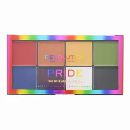Makeup Revolution Pride Express Myself Palette visage, 8 nuances