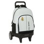 Real Madrid C.F. Cartable à roulettes 24/25 Blanc Gris 33 x 45 x 22 cm