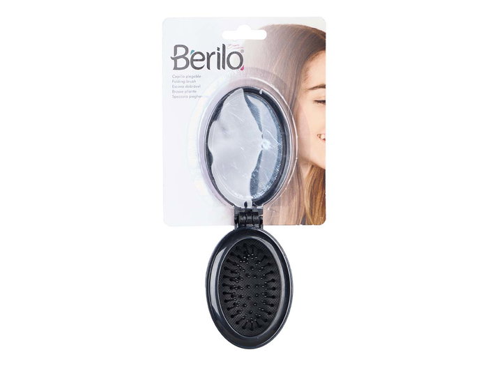 ARTE REGAL Miroir pliable ovale noir