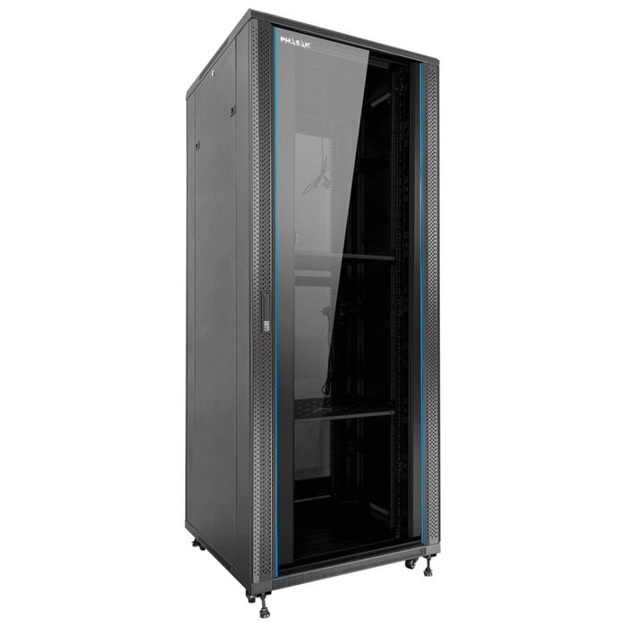 Phasak Pro PHO 8137 Armoire Rack 19 POUCE 37U 800x1000 mm pour Serveur, Réseau, Audiovisuel Noir RAL 9004 Phasak Pro PHO 8137 Armoire Rack 19 POUCE 37U 800x1000 mm pour Serveur, Réseau, Audiovisuel Noir RAL 9004