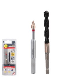 ALPEN Kit de 2 forets Ø 6 mm pour porcelaine et matériaux très durs