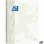 Cahier Oxford CLASSIC EUROPEANBOOK Blanc A4 80 Volets (5 Unités)