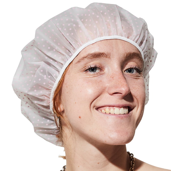Cosmetic Club Lot de 2 Bonnets de Bain en PVC Cosmetic Club Lot de 2 Bonnets de Bain en PVC