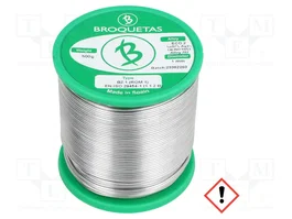 BROQUETAS Étain sans plomb Sn97Ag3 1mm 500g