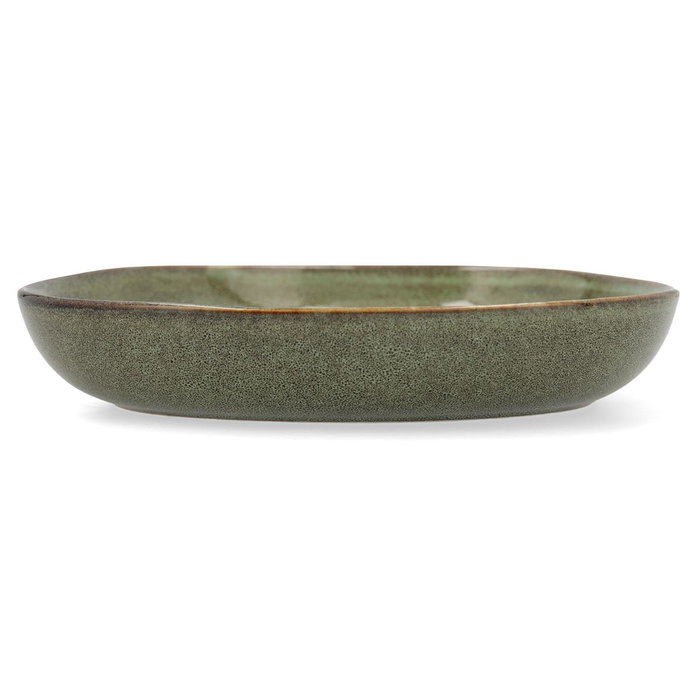 Bidasoa Plato Sopa Cerámica Ikonic 20,5x19,5 cm (24 Unidades) Verde Brillo