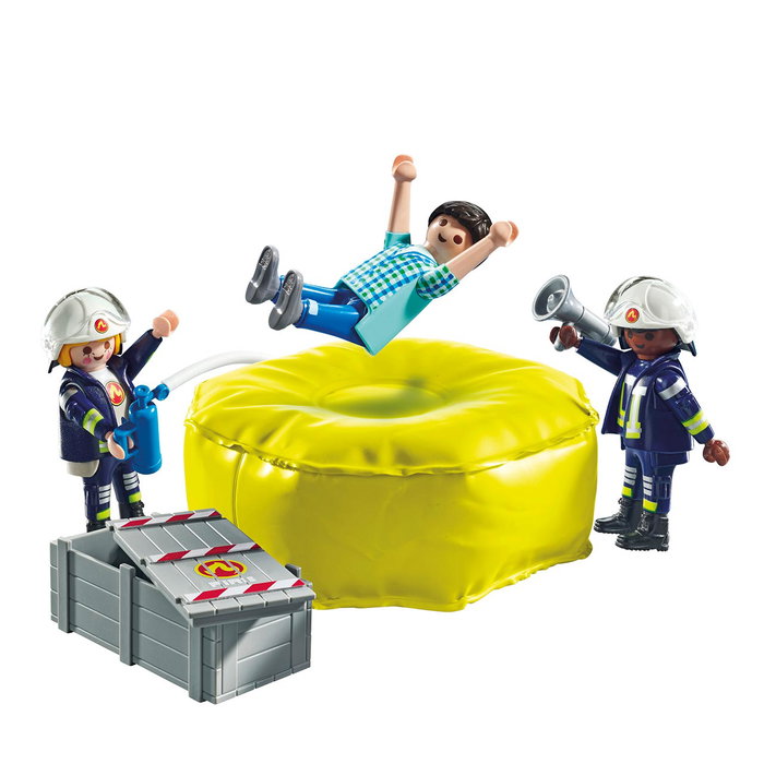 PLAYMOBIL Bombers avec matelas gonflable 71465 PLAYMOBIL Bombers avec matelas gonflable 71465