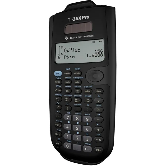 Texas Instruments TI-36X Pro Calculatrice Scientifique Avancée avec Écran MultiView 4 Lignes, Mode MathPrint, Noir