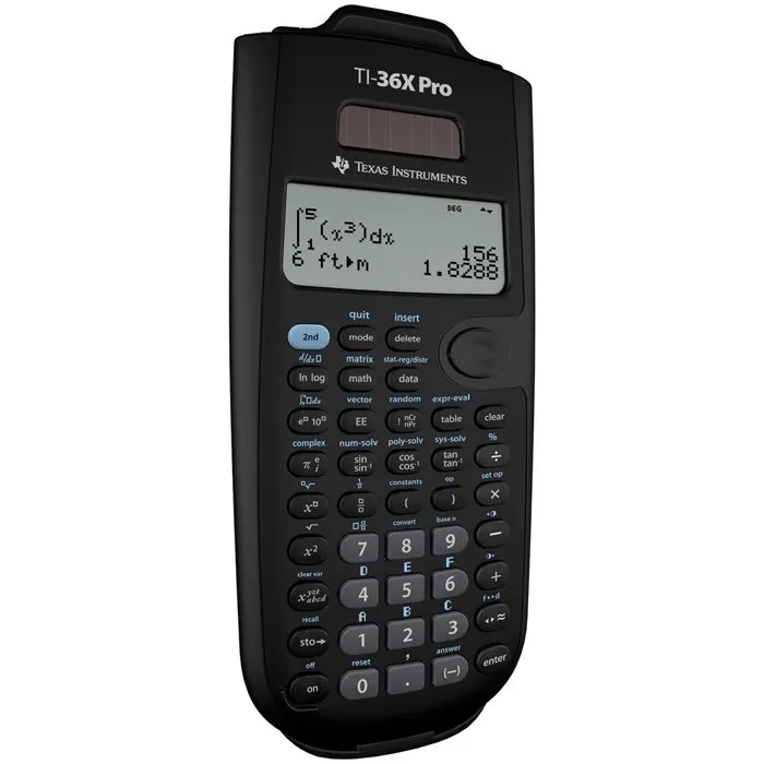 Texas Instruments TI-36X Pro Calculatrice Scientifique Avancée avec Écran MultiView 4 Lignes, Mode MathPrint, Noir