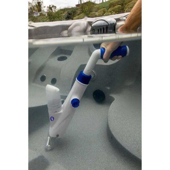 Gre - Nettoyeur Aspirateur électrique à batterie 9.6V pour piscine et spa - Léger, compatible tous types, nettoie fond, parois et angles