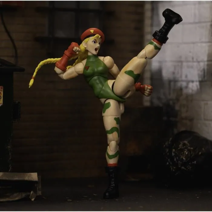 Jada - Figurine articulée Street Fighter Cammy en métal - 15 cm avec accessoires amovibles - À partir de 8 ans