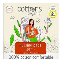COTTONS Disques de lactation 100% coton biologique