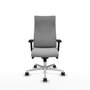 Piqueras Y Crespo Fauteuil Albacete avec mécanisme synchrone, Gris clair
