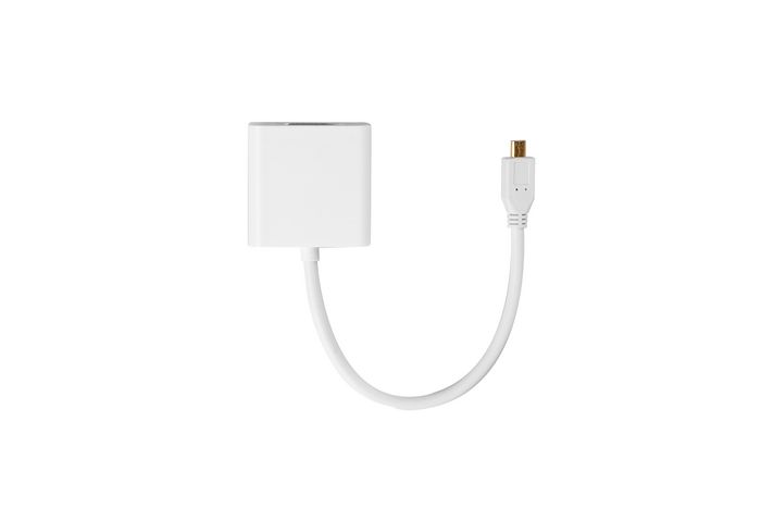 MicroConnect Adaptateur Micro HDMI vers VGA Blanc