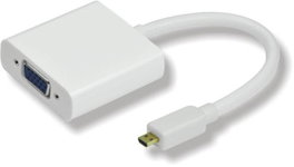 MicroConnect Adaptateur Micro HDMI vers VGA Blanc