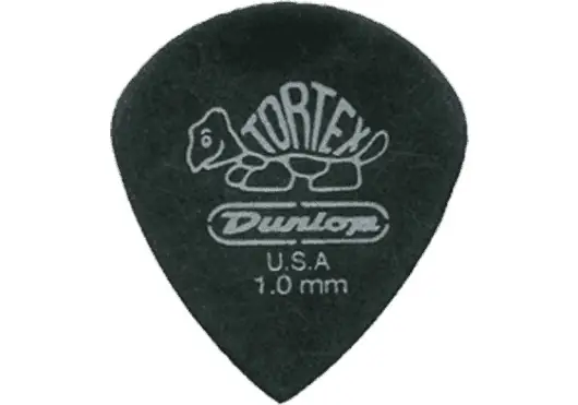DUNLOP Pack de 12 médiators Tortex Jazz Pitch Black - 1,00 mm DUNLOP Pack de 12 médiators Tortex Jazz Pitch Black - 1,00 mm