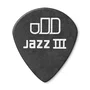 Dunlop Tortex Jazz III Pitch Black 1,0 mm (Pack de 12)