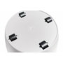 Elho Lot de 2 pots de fleurs Brussels ronds à roulettes - Blanc