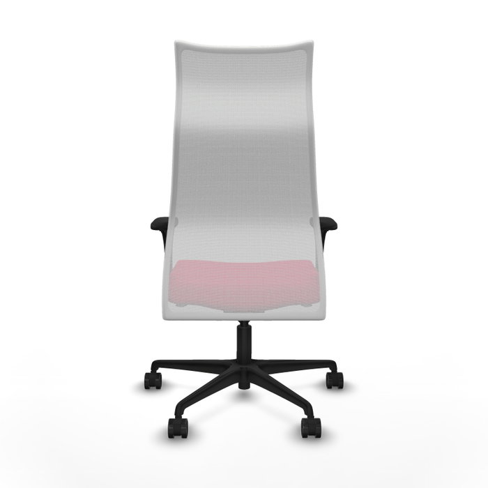 Piqueras y Crespo Chaise de Bureau Albacete XL Rouge et Blanc
