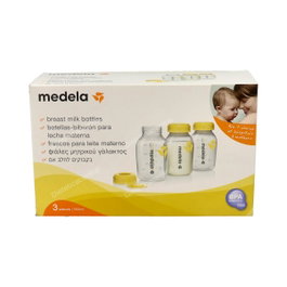 Medela Biberon 150 ml Lot de 3 avec Sac de Conservation 8000797