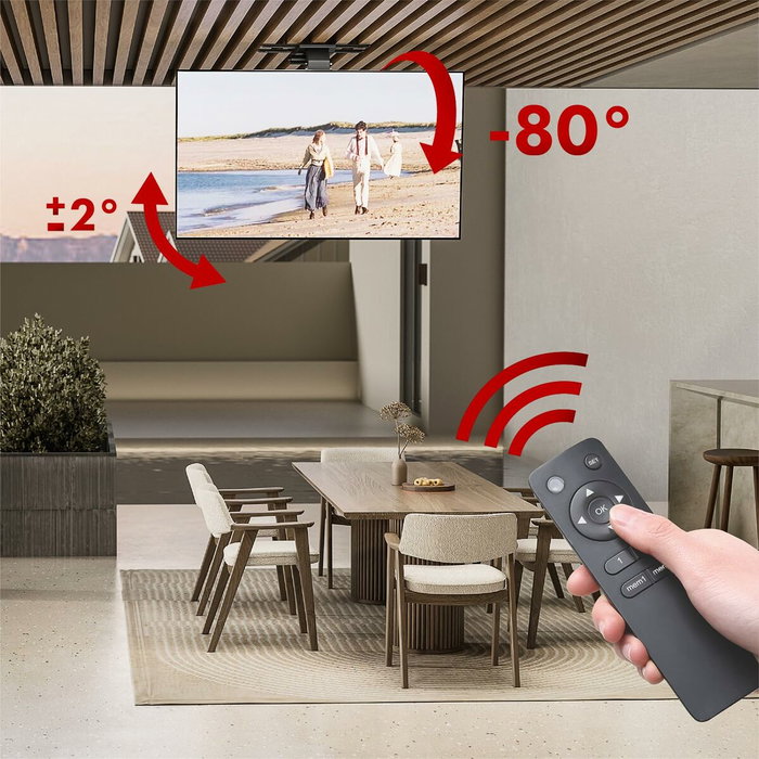 Support de table d'écran MacLean MC-110 T 86" 43"