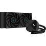 DeepCool LS520S Zero Dark Kit de refroidissement liquide 240mm Noir