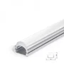 Greenice Profilé Aluminium pour Ruban LED avec Diffuseur Transparent 2m