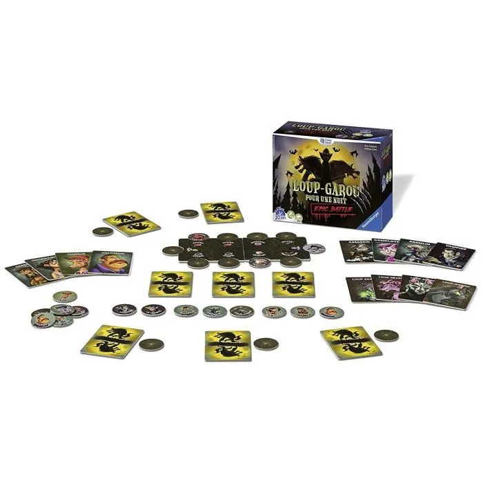 Ravensburger Loup-Garou pour une Nuit - Epic Battle - Jeu d'ambiance et de rôle pour 3 à 10 joueurs à partir de 9 ans