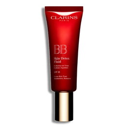 Clarins Bb Skin Detox Fluid SPF 25 Teint 00 - Fluide Hydratant Éclat, Correcteur et Protecteur - Équilibre et Luminosité
